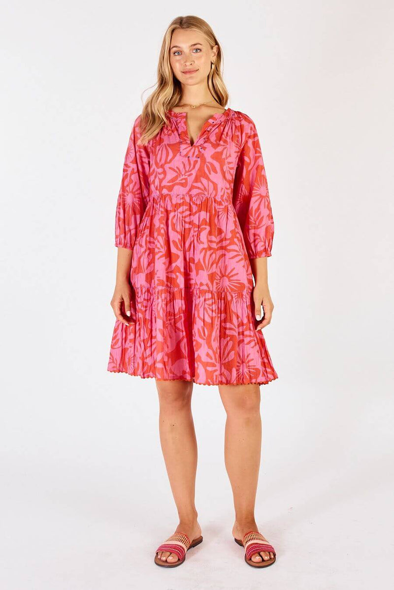 Lula Life LAIKEN Dress in Melon