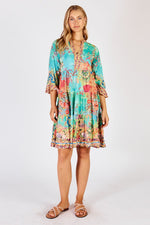 Lula Life SYBIL Dress in Lagoon