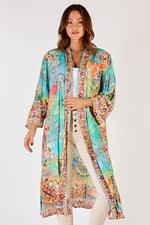 Lula Life SYBIL Kimono in Lagoon