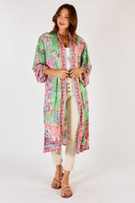 Lula Life SYBIL Kimono in Lime