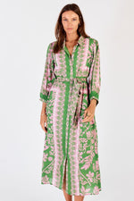 Lula Soul CARARA Buttoned Midi in Green