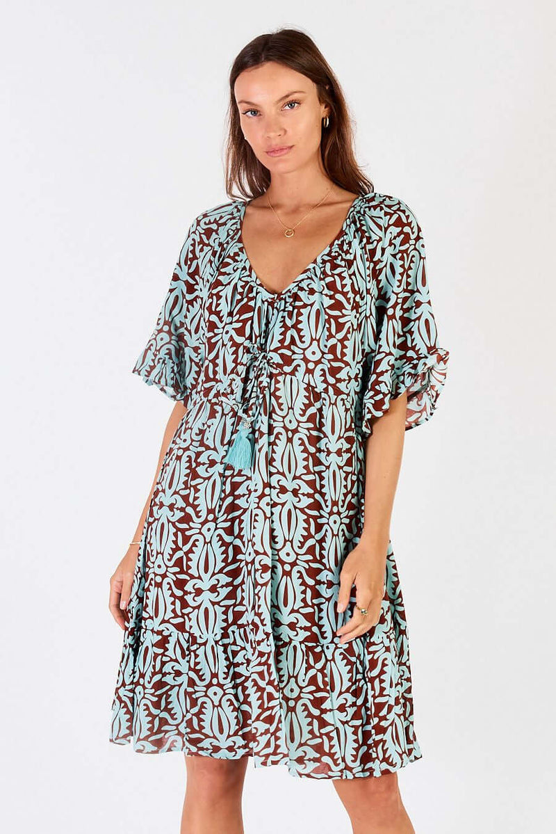 Lula Soul PALMA Dress in Mint Espresso