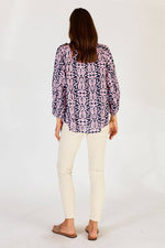 Lula Soul PALMA Top in Pink Navy