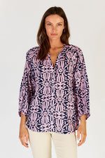 Lula Soul PALMA Top in Pink Navy