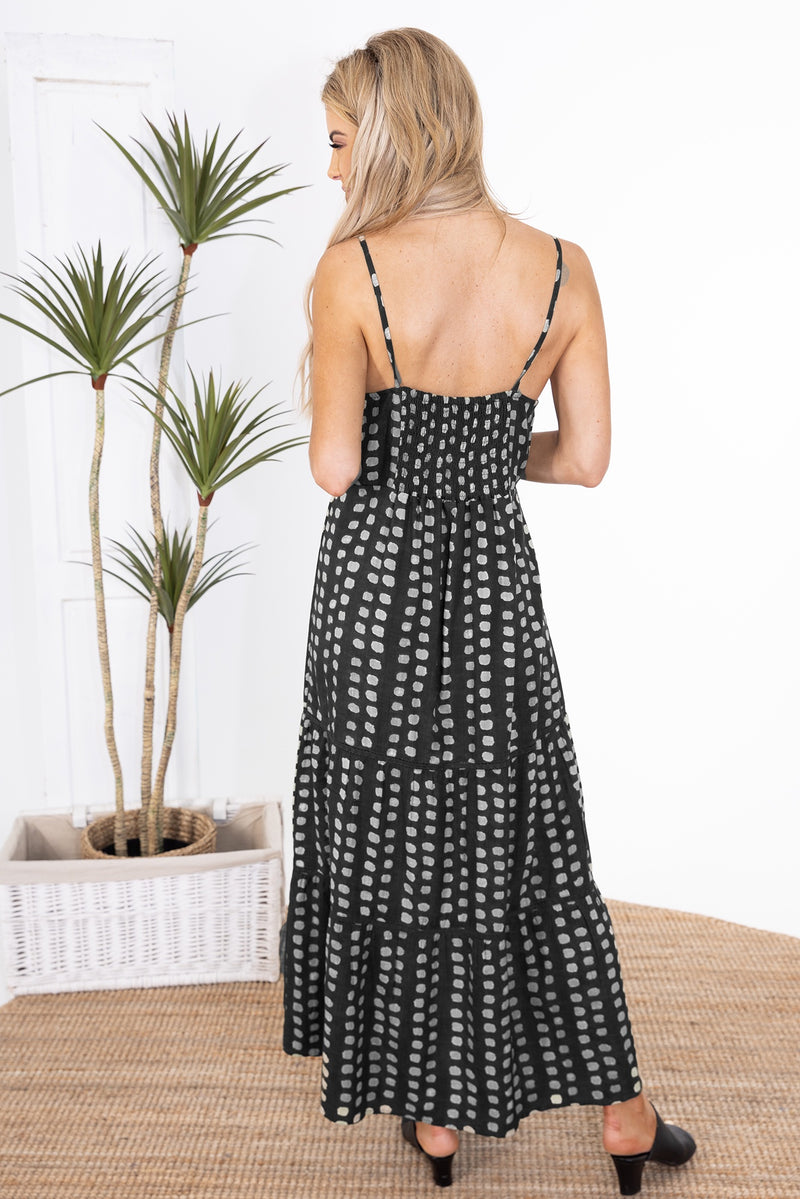 Cienna Natalie Maxi in Black