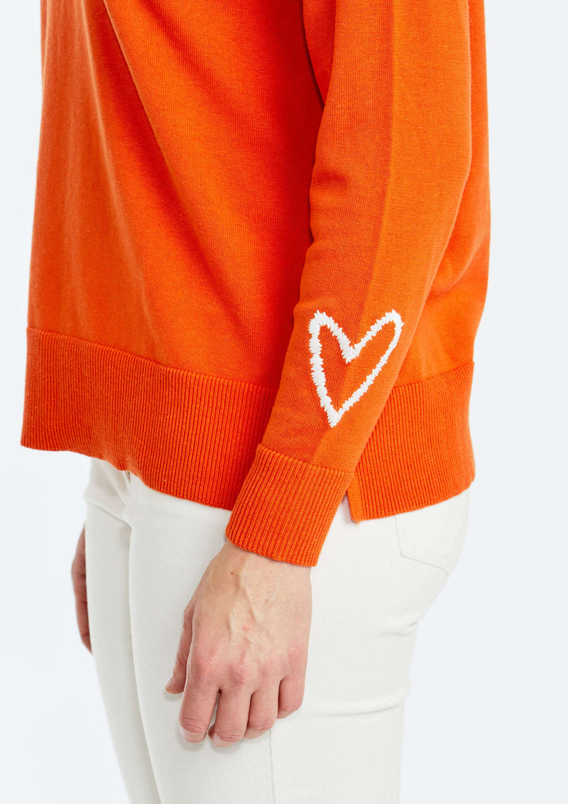 Ping Pong Everyday Pullover in Orange