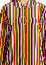 Ping Pong Round Collar Shirt in Jubilee Stripe