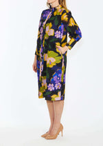 Ping Pong Shirt Dress in Black Floral 565518