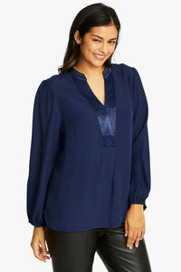 Ping Pong Nickie Top in Navy
