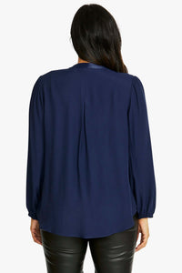 Ping Pong Nickie Top in Navy