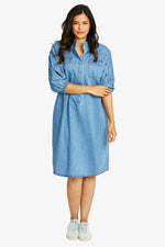 Ping Pong Woodstock Dress in Chambray