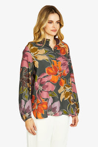 Ping Pong Button Blouse in Magnolia
