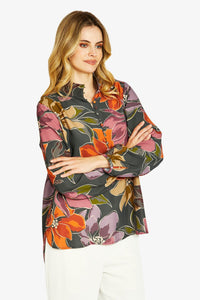Ping Pong Button Blouse in Magnolia