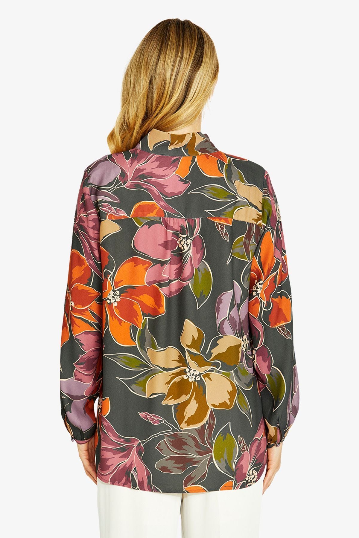 Ping Pong Button Blouse in Magnolia