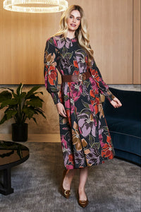 Ping Pong Zip Dress in Magnolia