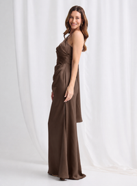 Trellis Lane POPPY Dress in Chocolate