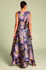 Romance Bria Bow Maxi in Purple Gold