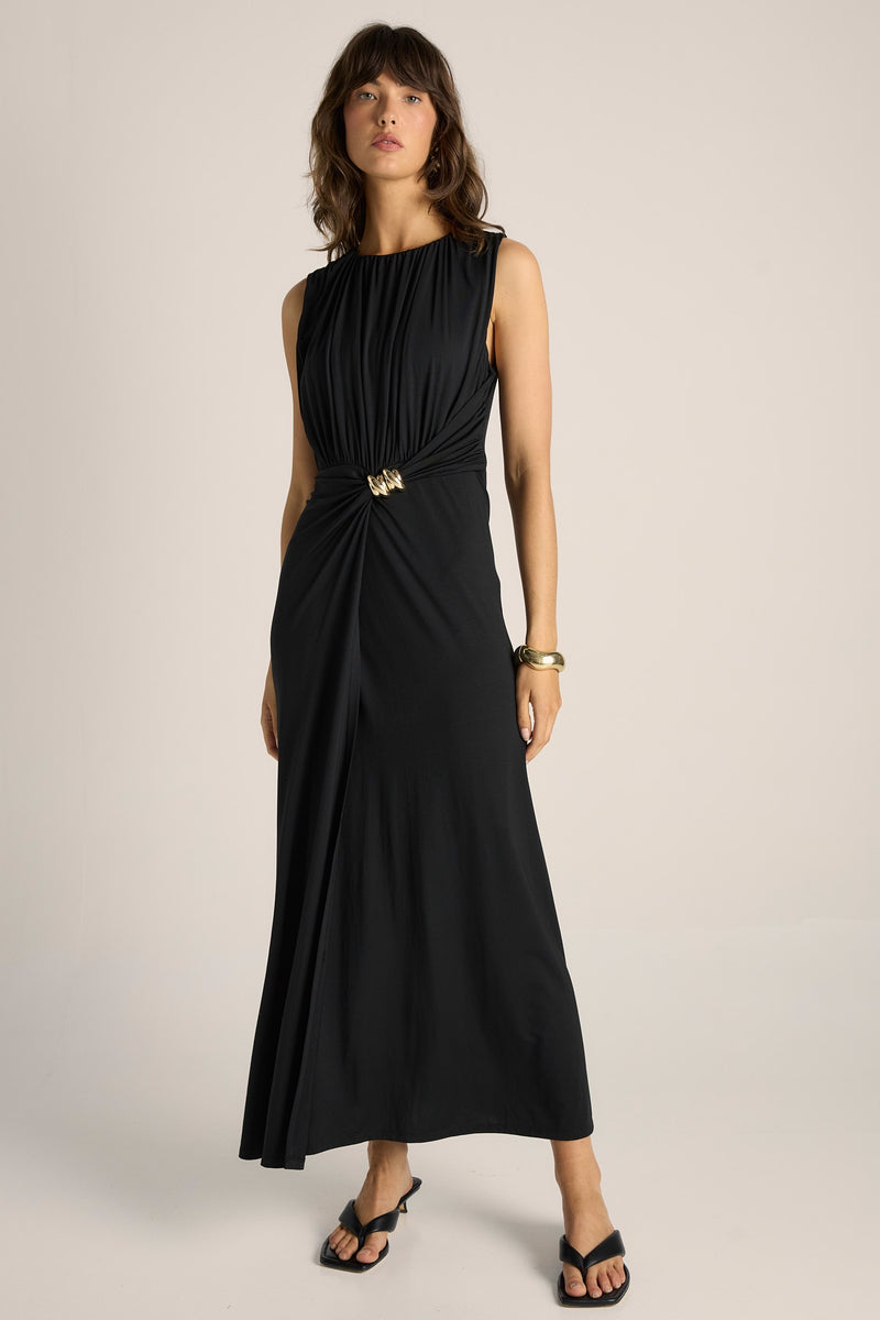 Fate + Becker ROWAN Modal Dress in Black