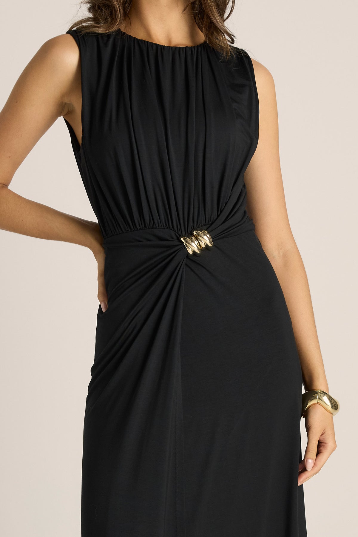 Fate + Becker ROWAN Modal Dress in Black