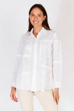 Ruby Ya Ya ASPEN Shirt in White