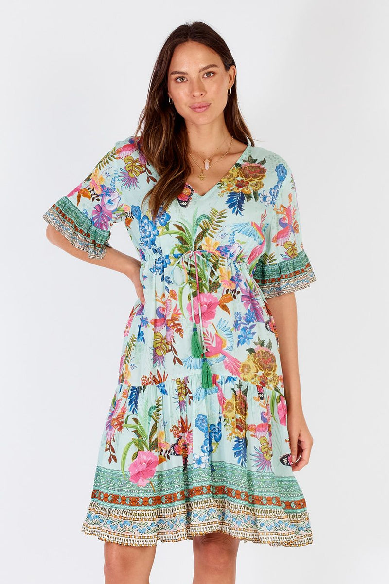 Ruby Ya Ya CAATINGA Dress in Mint