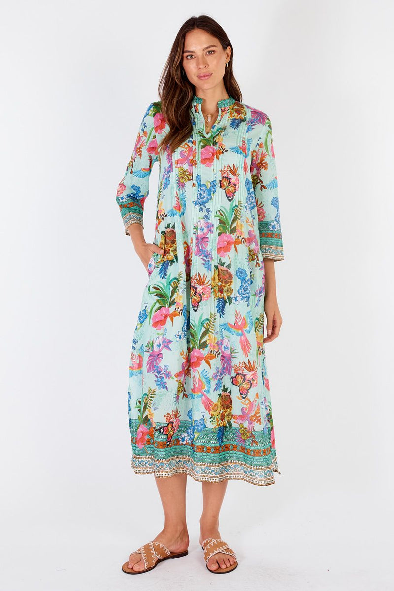 Ruby Ya Ya CAATINGA Kaftan in Mint