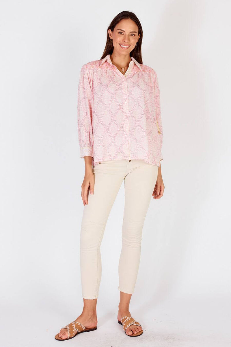 Ruby Ya Ya SAMODE Shirt in Pink