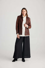 Shanty Corp Roma Jacket in Vintage Brown Leather