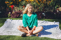 Neris PROVENCE Top in Malachite