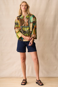 Neris RAMONA Blouse in Sunset Palms