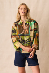 Neris RAMONA Blouse in Sunset Palms