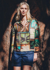 Neris RAMONA Blouse in Sunset Palms