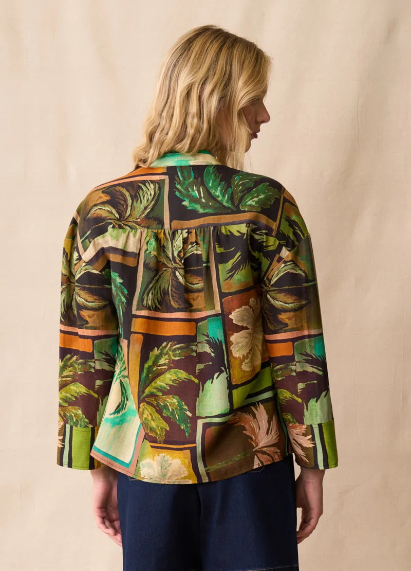 Neris RAMONA Blouse in Sunset Palms