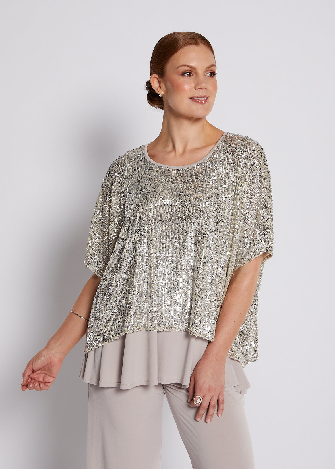Philosophy KAY Sequin Top in Champagne Sparkle