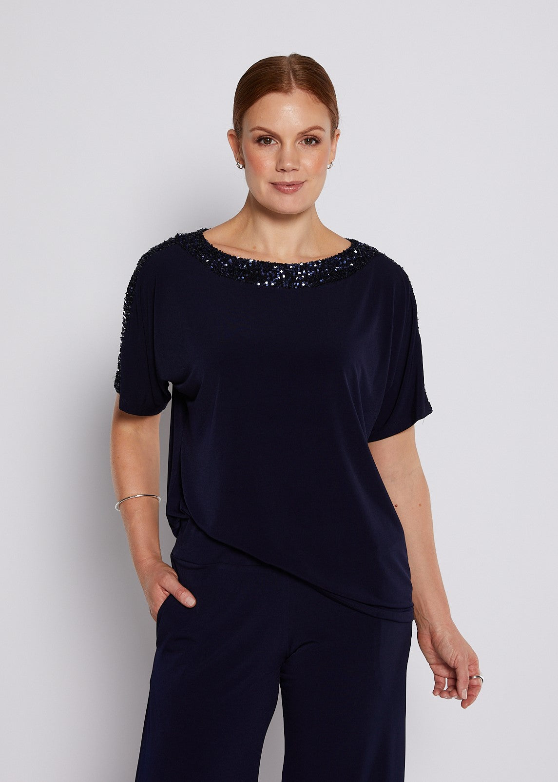 Philosophy SHIMMER Top in Black Sequin