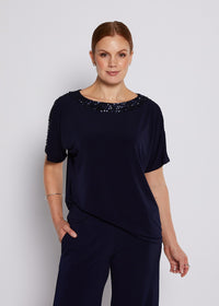 Philosophy SHIMMER Top in Black Sequin