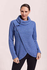 See Saw Moss Stitch Sweater in Denim