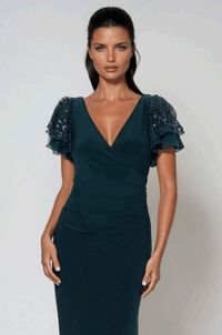 Ellie Georgie Gown in Emerald