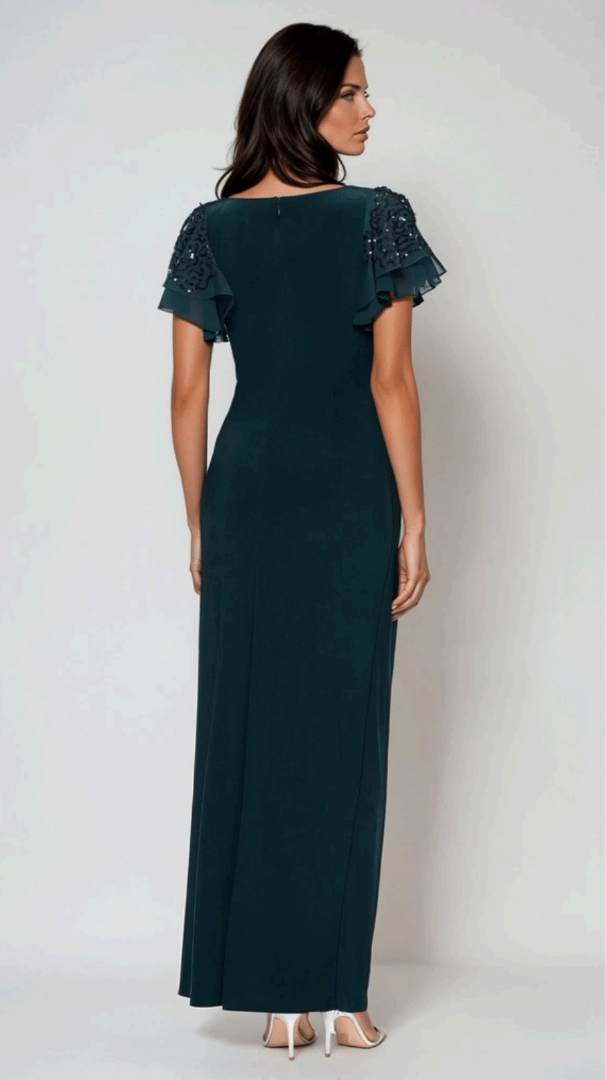 Ellie Georgie Gown in Emerald