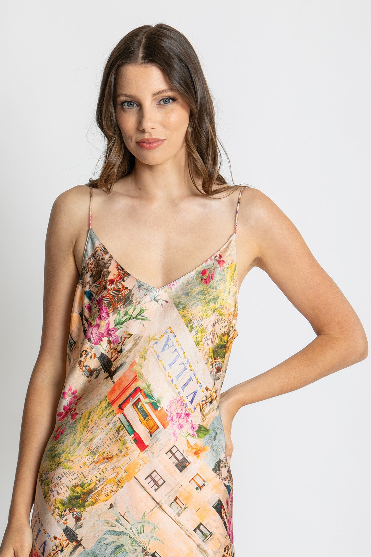 Kachel SELENA Slip Maxi in Capri
