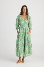 Talisman Tara Wrap Dress in Apple Blossom