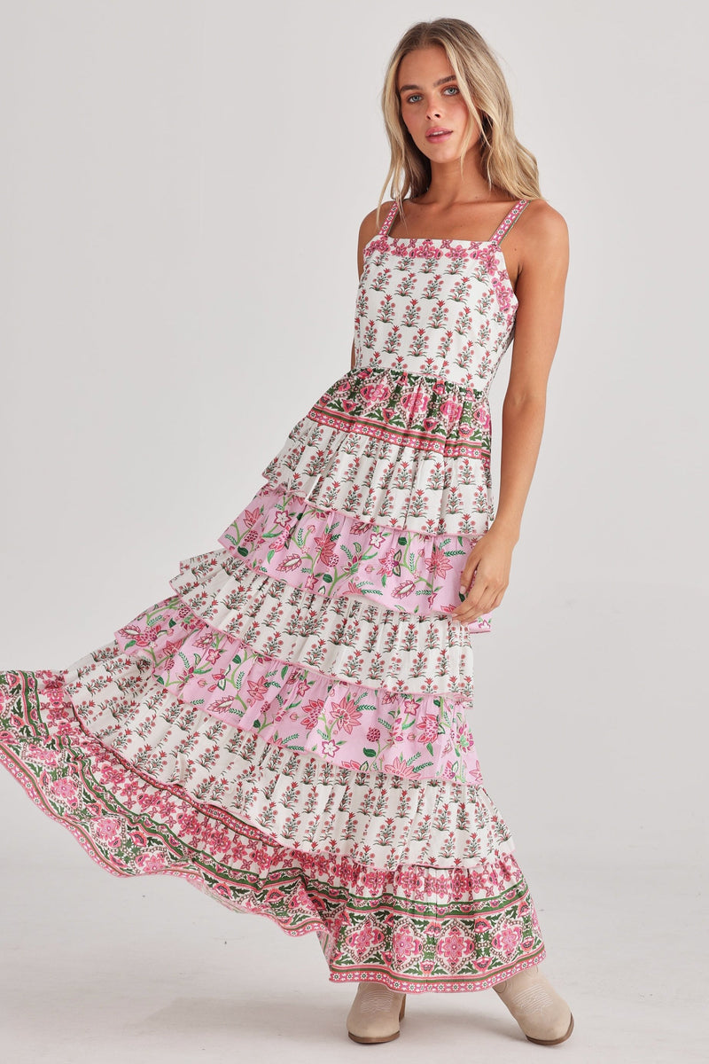 Talsiman Paloma Dress in Strawberry Fields