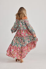 Talisman Damascus Dress in Rose Garden