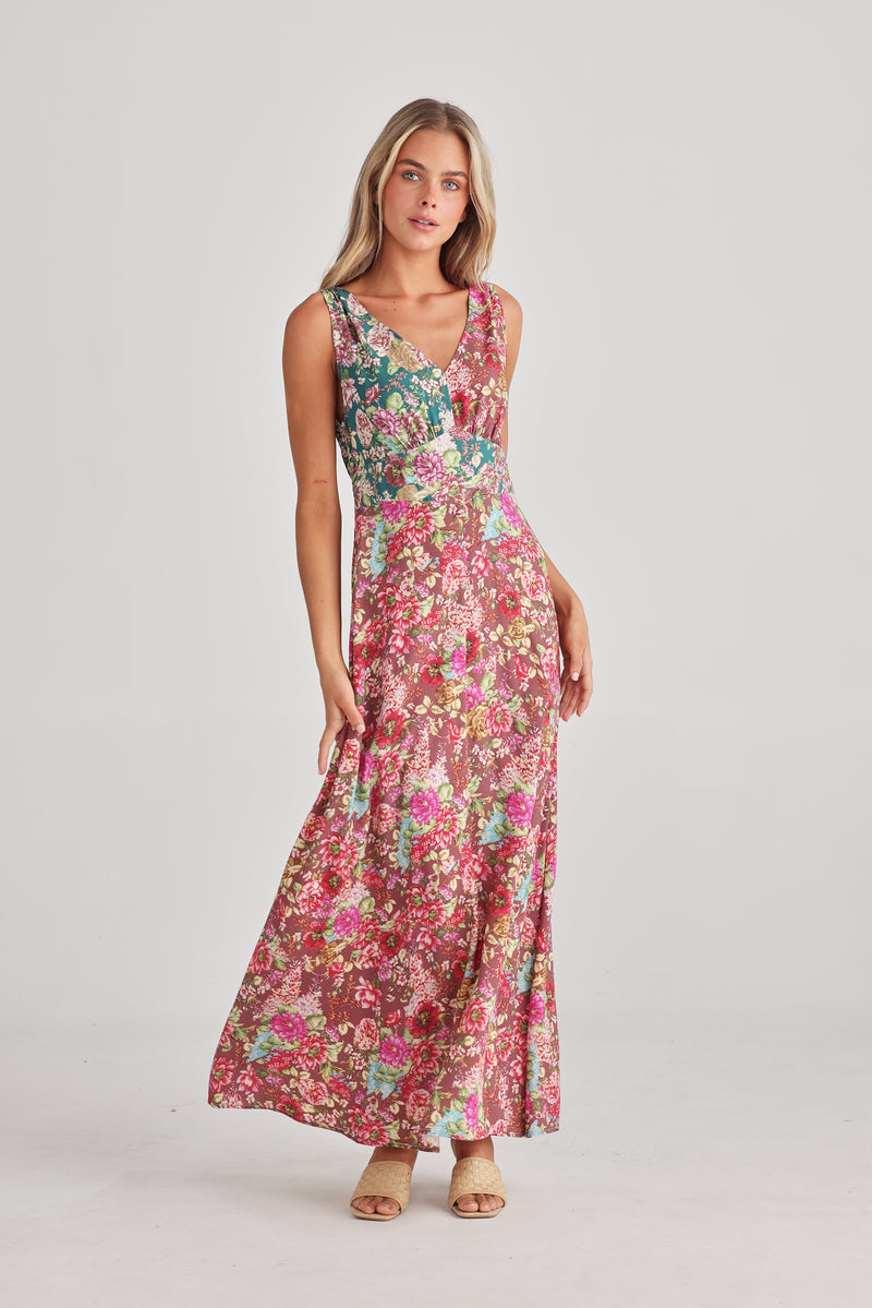 Talisman Ellie Dress in Rose Garden