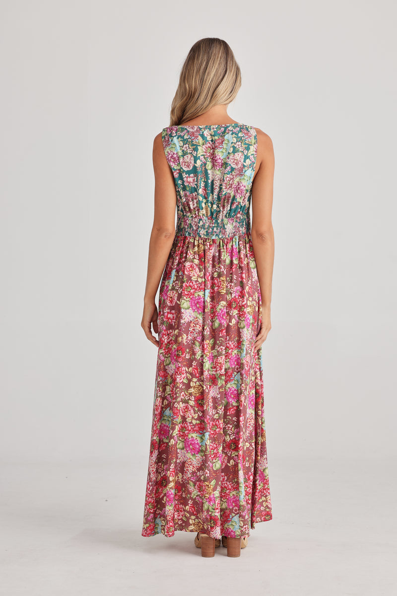 Talisman Ellie Dress in Rose Garden