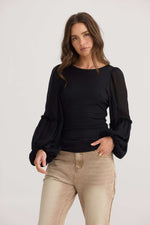 Talisman Whimsy Top in Black