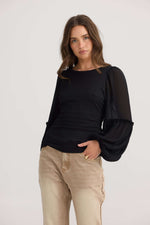 Talisman Whimsy Top in Black