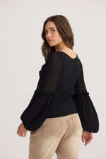 Talisman Whimsy Top in Black