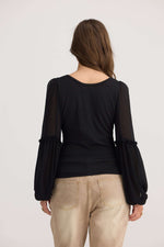 Talisman Whimsy Top in Black