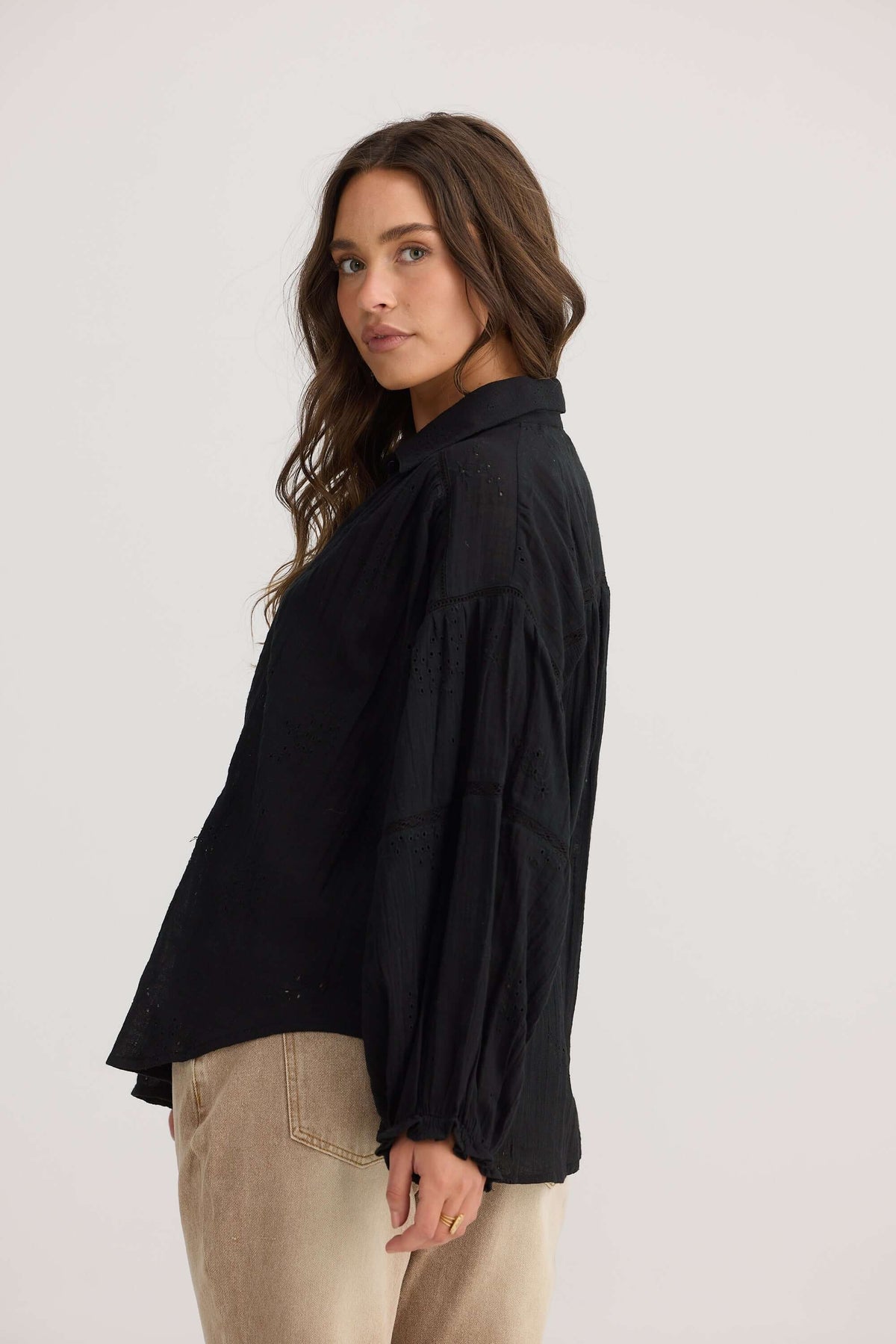 Talisman Anastasia Shirt in Black